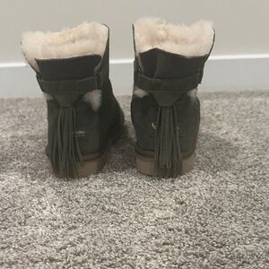 Koolaburra Olive Shearling Boots